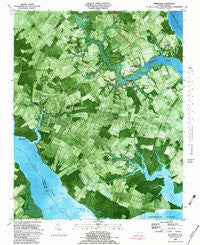 Weeksville North Carolina Historical topographic map, 1:24000 scale, 7.5 X 7.5 Minute, Year 1982
