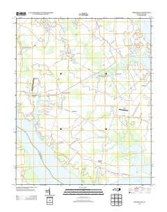 Weeksville North Carolina Historical topographic map, 1:24000 scale, 7.5 X 7.5 Minute, Year 2013