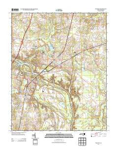 Weldon North Carolina Historical topographic map, 1:24000 scale, 7.5 X 7.5 Minute, Year 2013