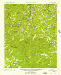 Wesser North Carolina Historical topographic map, 1:24000 scale, 7.5 X 7.5 Minute, Year 1940