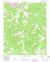 West End North Carolina Historical topographic map, 1:24000 scale, 7.5 X 7.5 Minute, Year 1949