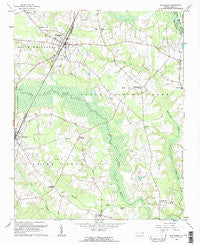 Whitakers North Carolina Historical topographic map, 1:24000 scale, 7.5 X 7.5 Minute, Year 1961