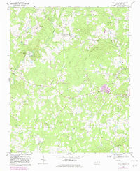 White Cross North Carolina Historical topographic map, 1:24000 scale, 7.5 X 7.5 Minute, Year 1968
