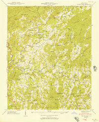White Rock North Carolina Historical topographic map, 1:24000 scale, 7.5 X 7.5 Minute, Year 1939