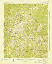 White Rock North Carolina Historical topographic map, 1:24000 scale, 7.5 X 7.5 Minute, Year 1940