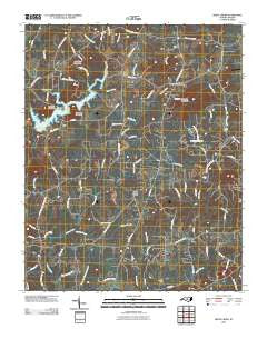 White Cross North Carolina Historical topographic map, 1:24000 scale, 7.5 X 7.5 Minute, Year 2010