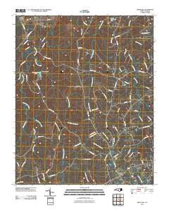 White Hill North Carolina Historical topographic map, 1:24000 scale, 7.5 X 7.5 Minute, Year 2010