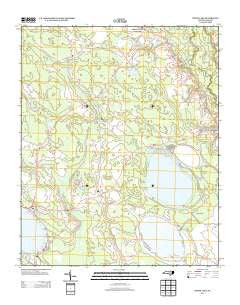 White Lake North Carolina Historical topographic map, 1:24000 scale, 7.5 X 7.5 Minute, Year 2013