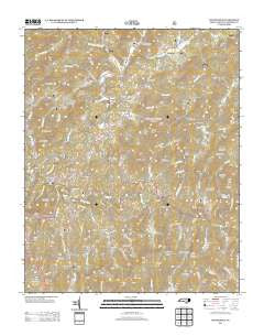 White Rock North Carolina Historical topographic map, 1:24000 scale, 7.5 X 7.5 Minute, Year 2013