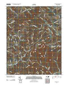 Whitehead North Carolina Historical topographic map, 1:24000 scale, 7.5 X 7.5 Minute, Year 2010