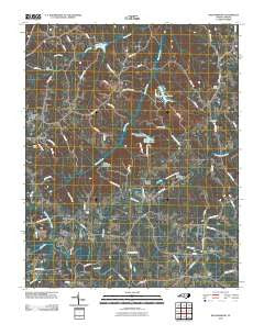 Williamsburg North Carolina Historical topographic map, 1:24000 scale, 7.5 X 7.5 Minute, Year 2010