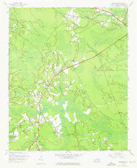 Winnabow North Carolina Historical topographic map, 1:24000 scale, 7.5 X 7.5 Minute, Year 1943