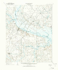 Winton North Carolina Historical topographic map, 1:62500 scale, 15 X 15 Minute, Year 1908