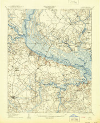 Winton North Carolina Historical topographic map, 1:62500 scale, 15 X 15 Minute, Year 1908