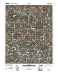 Yadkinville North Carolina Historical topographic map, 1:24000 scale, 7.5 X 7.5 Minute, Year 2010