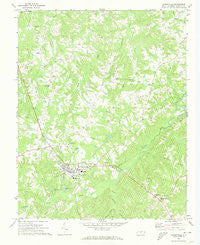 Yanceyville North Carolina Historical topographic map, 1:24000 scale, 7.5 X 7.5 Minute, Year 1972