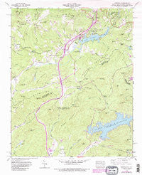 Zirconia North Carolina Historical topographic map, 1:24000 scale, 7.5 X 7.5 Minute, Year 1946