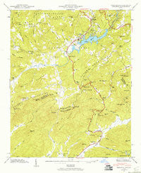 Zirconia North Carolina Historical topographic map, 1:24000 scale, 7.5 X 7.5 Minute, Year 1946