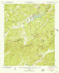 Zirconia North Carolina Historical topographic map, 1:24000 scale, 7.5 X 7.5 Minute, Year 1946