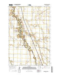 Abercrombie North Dakota Current topographic map, 1:24000 scale, 7.5 X 7.5 Minute, Year 2014