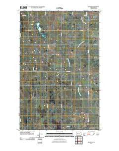 Adams SW North Dakota Historical topographic map, 1:24000 scale, 7.5 X 7.5 Minute, Year 2011