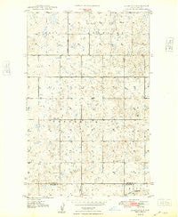 Alamo N.E. North Dakota Historical topographic map, 1:24000 scale, 7.5 X 7.5 Minute, Year 1948