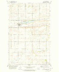 Alamo North Dakota Historical topographic map, 1:24000 scale, 7.5 X 7.5 Minute, Year 1977