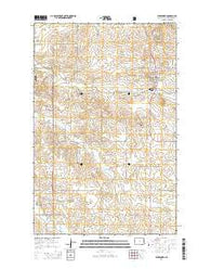 Alexander North Dakota Current topographic map, 1:24000 scale, 7.5 X 7.5 Minute, Year 2014