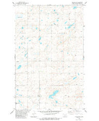 Alexandria North Dakota Historical topographic map, 1:24000 scale, 7.5 X 7.5 Minute, Year 1983