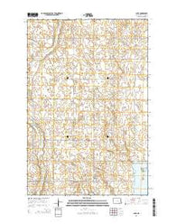 Alice North Dakota Current topographic map, 1:24000 scale, 7.5 X 7.5 Minute, Year 2014