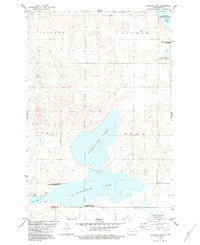 Alkaline Lake North Dakota Historical topographic map, 1:24000 scale, 7.5 X 7.5 Minute, Year 1983