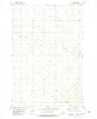 Alpha North Dakota Historical topographic map, 1:24000 scale, 7.5 X 7.5 Minute, Year 1980