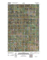 Alsen SE North Dakota Historical topographic map, 1:24000 scale, 7.5 X 7.5 Minute, Year 2011