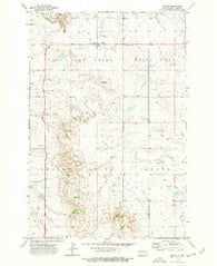 Amidon North Dakota Historical topographic map, 1:24000 scale, 7.5 X 7.5 Minute, Year 1973