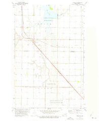Ardoch North Dakota Historical topographic map, 1:24000 scale, 7.5 X 7.5 Minute, Year 1972