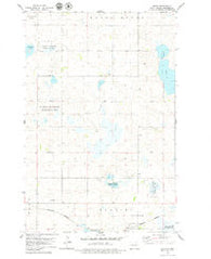 Arena North Dakota Historical topographic map, 1:24000 scale, 7.5 X 7.5 Minute, Year 1979
