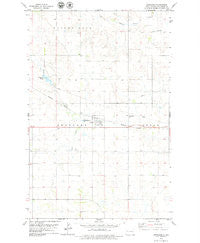 Arnegard North Dakota Historical topographic map, 1:24000 scale, 7.5 X 7.5 Minute, Year 1978