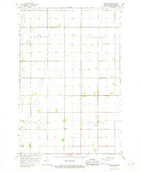 Arthur SE North Dakota Historical topographic map, 1:24000 scale, 7.5 X 7.5 Minute, Year 1966