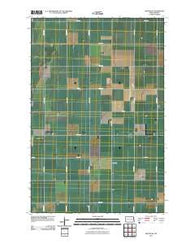 Arthur SE North Dakota Historical topographic map, 1:24000 scale, 7.5 X 7.5 Minute, Year 2011