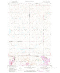 Atcoal North Dakota Historical topographic map, 1:24000 scale, 7.5 X 7.5 Minute, Year 1949