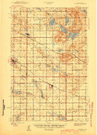 Aylmer North Dakota Historical topographic map, 1:62500 scale, 15 X 15 Minute, Year 1940