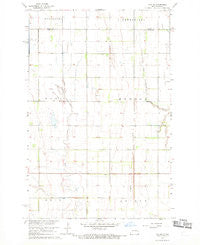 Ayr NE North Dakota Historical topographic map, 1:24000 scale, 7.5 X 7.5 Minute, Year 1967