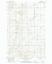 Ayr NW North Dakota Historical topographic map, 1:24000 scale, 7.5 X 7.5 Minute, Year 1967