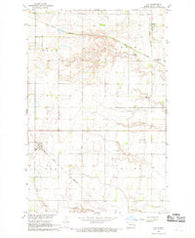 Ayr North Dakota Historical topographic map, 1:24000 scale, 7.5 X 7.5 Minute, Year 1967