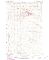 Ayr North Dakota Historical topographic map, 1:24000 scale, 7.5 X 7.5 Minute, Year 1967