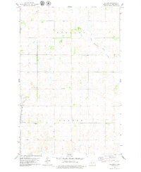 Baldwin North Dakota Historical topographic map, 1:24000 scale, 7.5 X 7.5 Minute, Year 1979