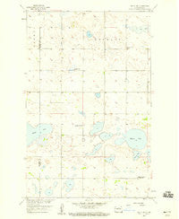 Balta NW North Dakota Historical topographic map, 1:24000 scale, 7.5 X 7.5 Minute, Year 1958