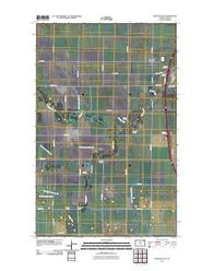 Bathgate NE North Dakota Historical topographic map, 1:24000 scale, 7.5 X 7.5 Minute, Year 2011