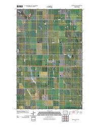 Bathgate SE North Dakota Historical topographic map, 1:24000 scale, 7.5 X 7.5 Minute, Year 2011