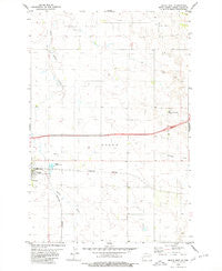Beach East North Dakota Historical topographic map, 1:24000 scale, 7.5 X 7.5 Minute, Year 1980